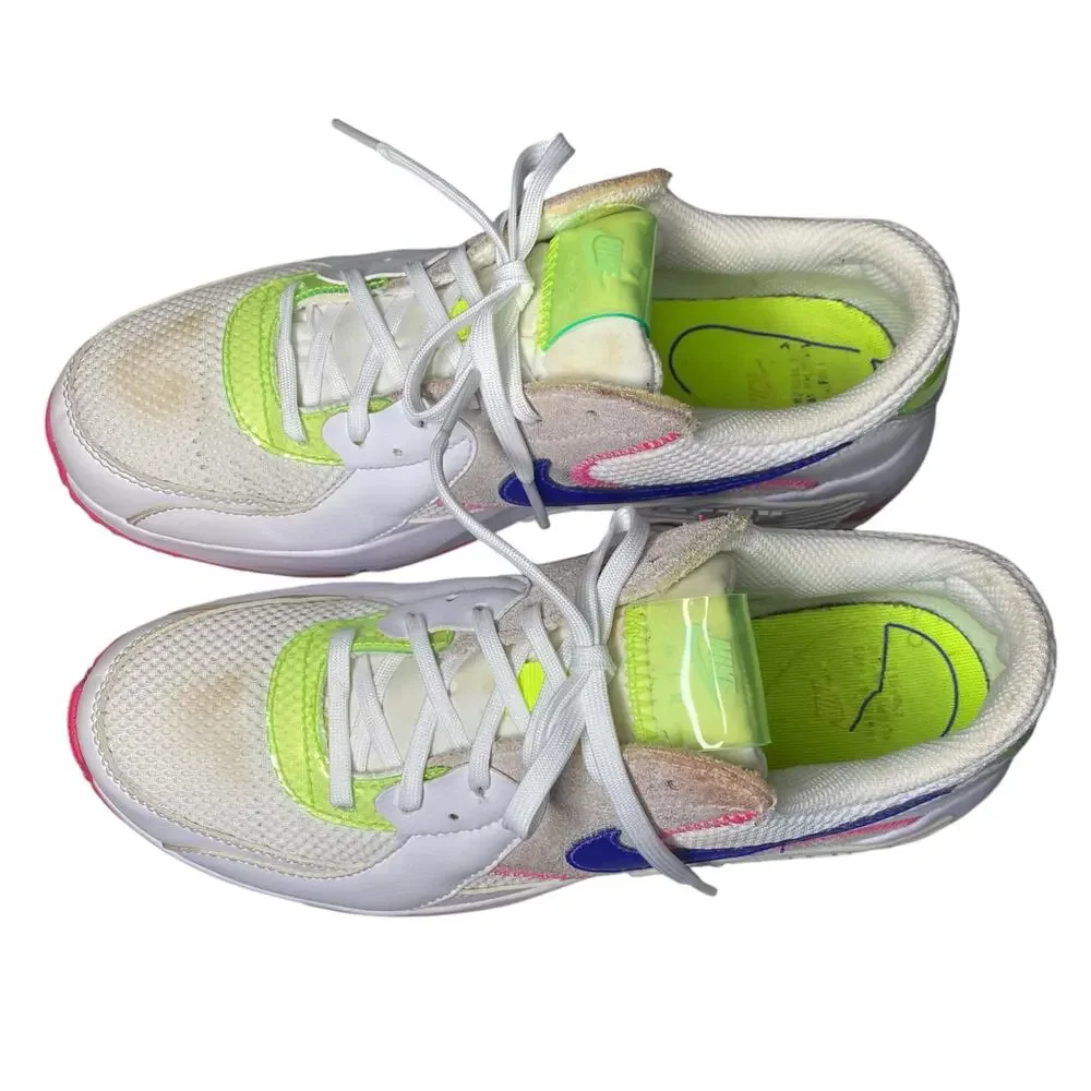 Nike Womens Air Max Excee DD2955-100 White Casual Shoes Sneakers Size 7.5